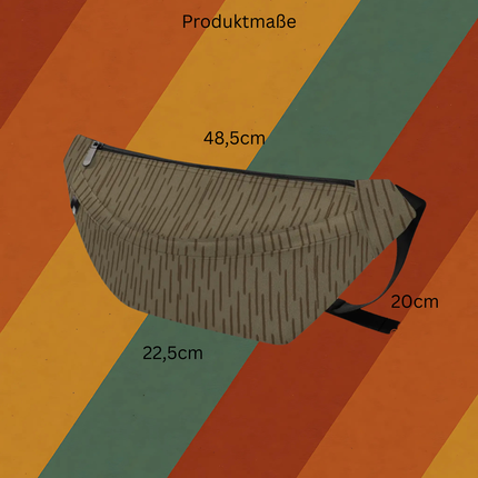 Bauchtasche Strichtarn