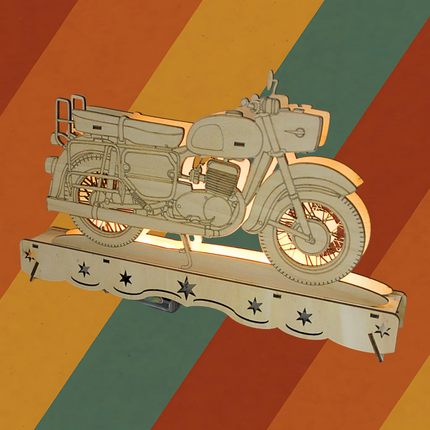 Ostalgie Schwibbogen MZ ES 250