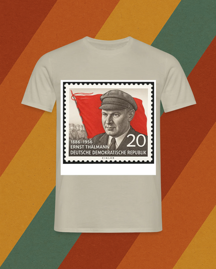 T-Shirt Ernst Thälmann Briefmarke