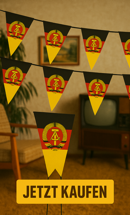 Flagge DDR (Partygröße)
