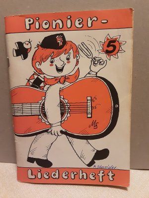 Pionierliederheft – Originalausgabe von 1988
