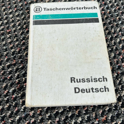 Russisch–Deutsch Taschenwörterbuch – VEB Verlag Enzyklopädie Leipzig